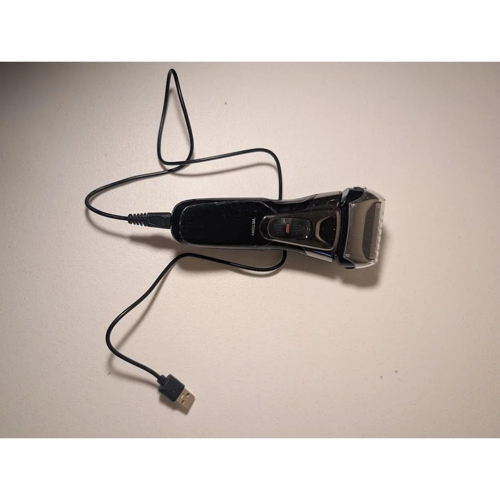 Electric Foil Shaver Rechargeable‎ Wet/Dry Razor USB Model FK-605 Unused Tested